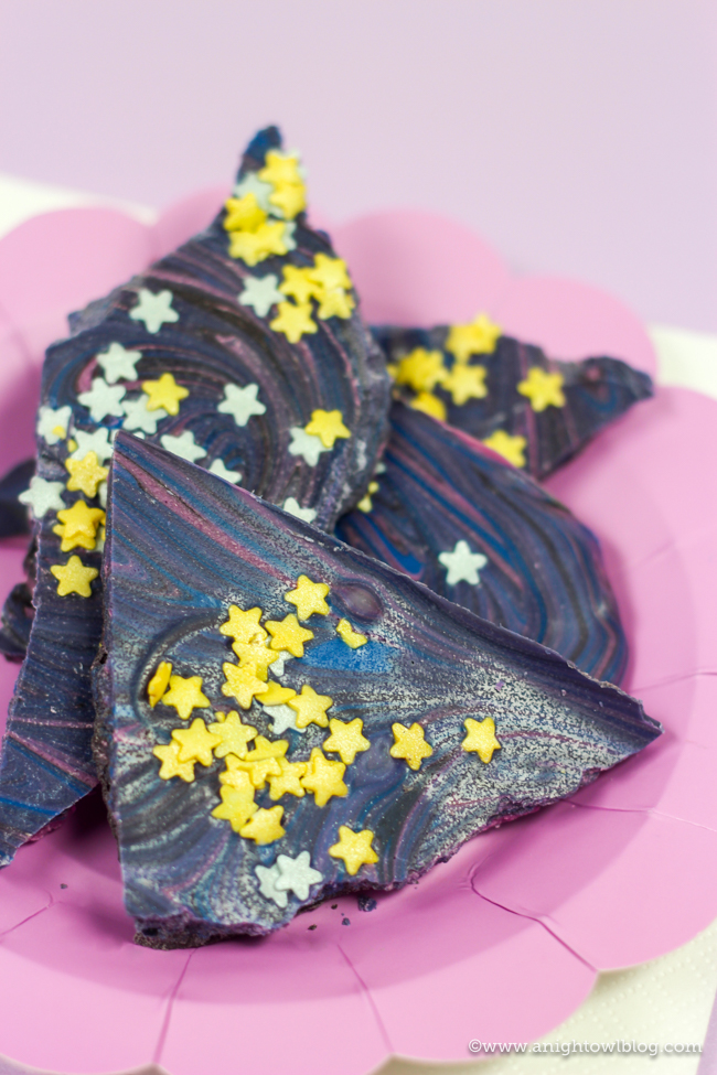 Buy “A Wrinkle in Time” on 4K Ultra HD, Blu-ray or DVD today and whip up some Galaxy Candy Bark for an out of the world family movie night! #WrinkleinTime
